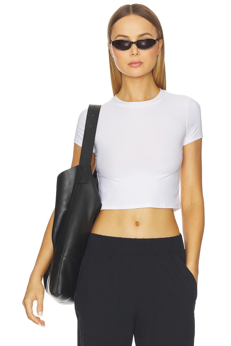 featherweight cropped tee