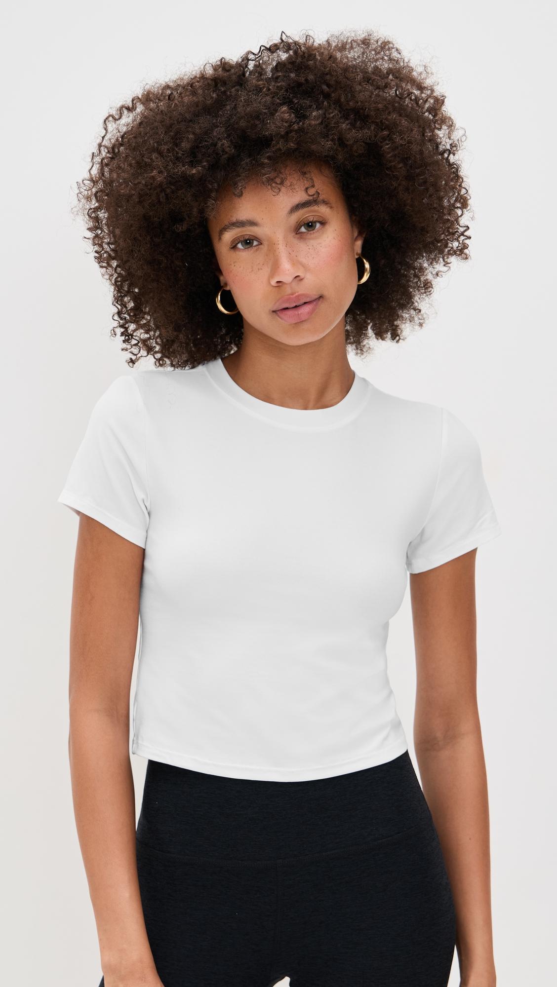 featherweight cropped tee
