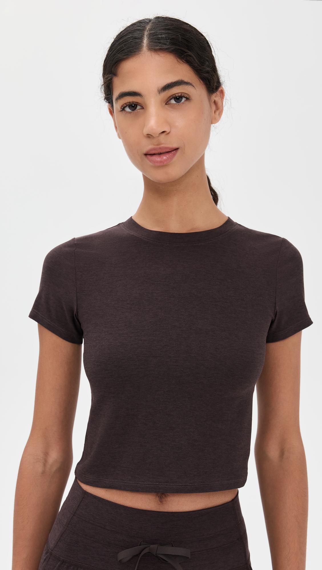 featherweight cropped tee