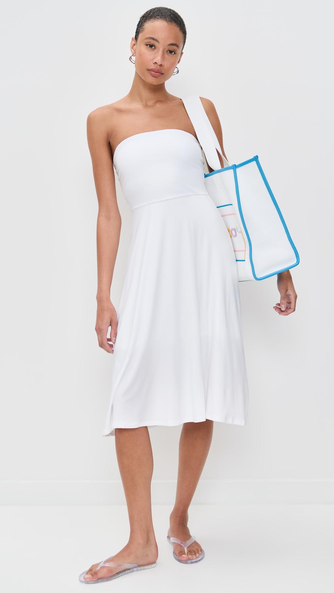 featherweight strapless dress