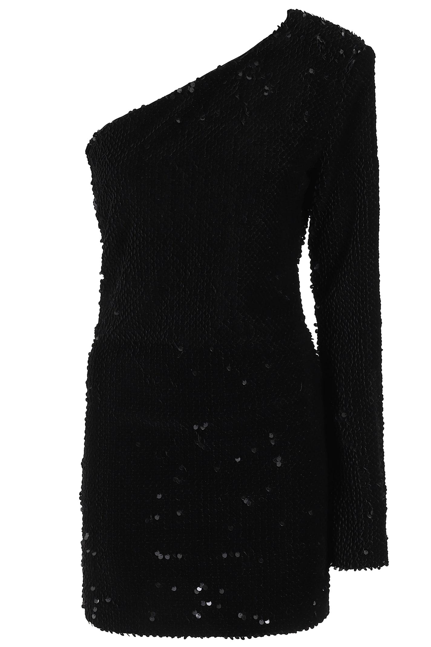 federica tosi abito corto monospalla