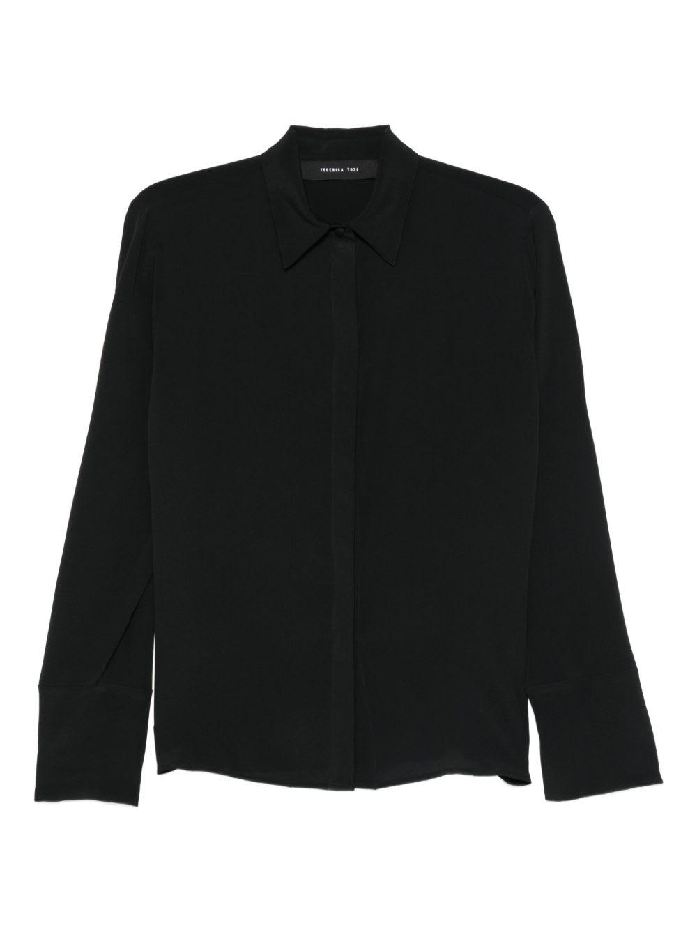 federica tosi black shirt