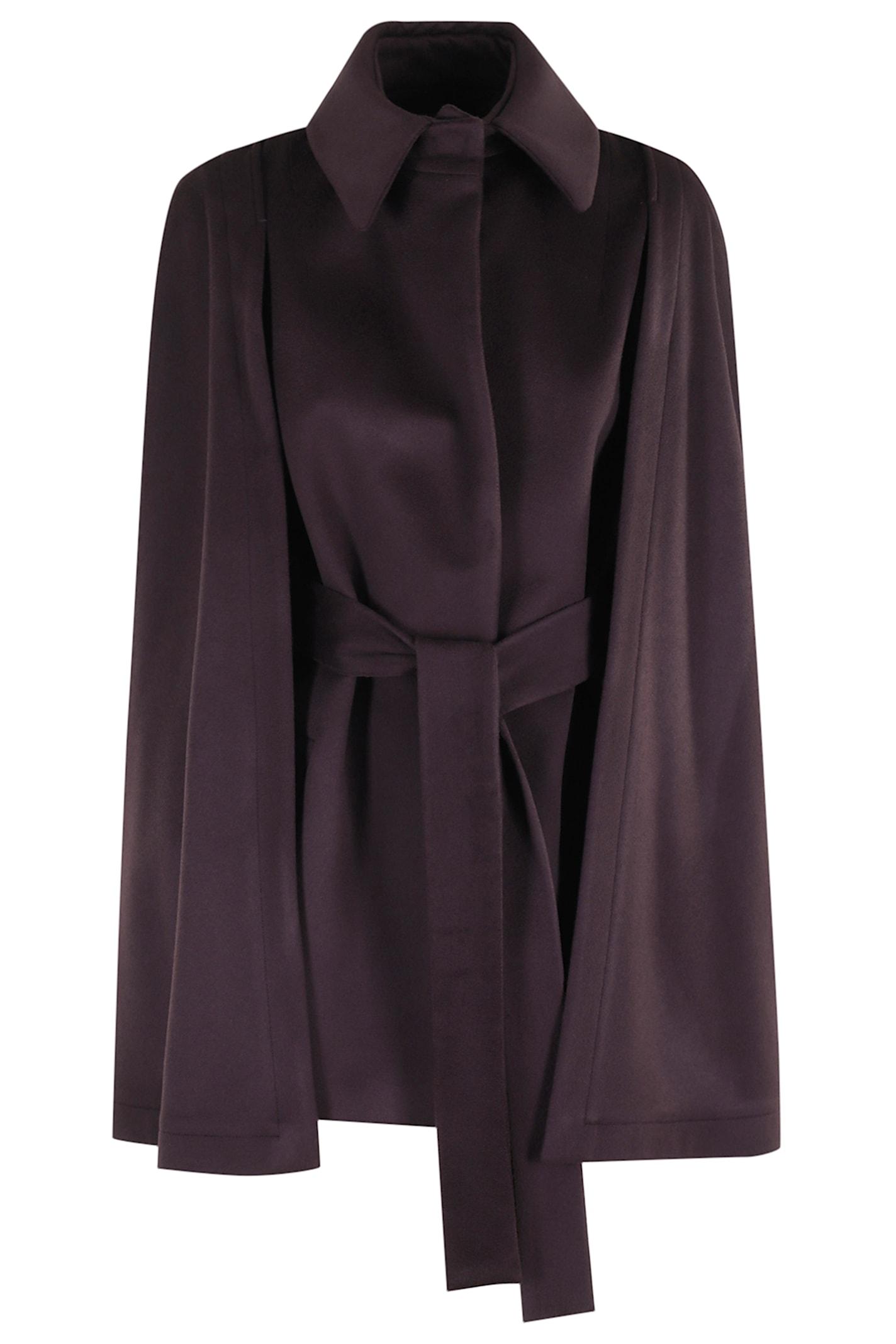 federica tosi cappotto corto cashmere a mantella