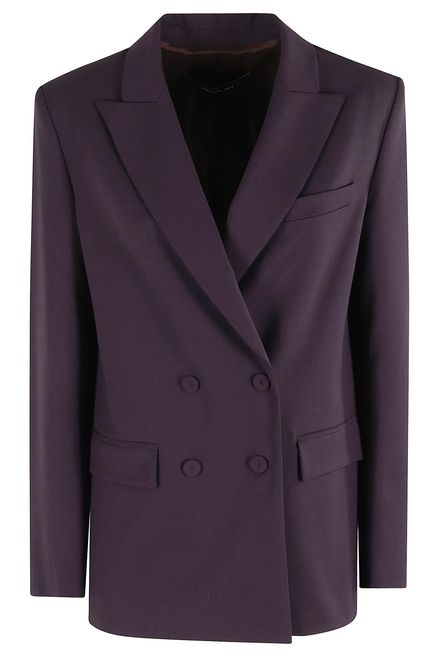 federica tosi giacca doppiopetto frescolana