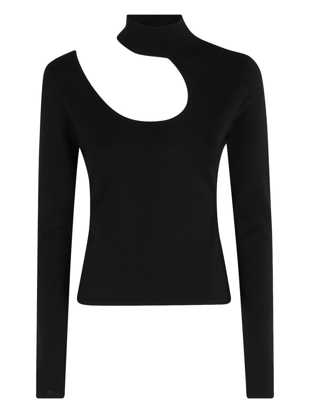 federica tosi t-shirt with cut-out detail
