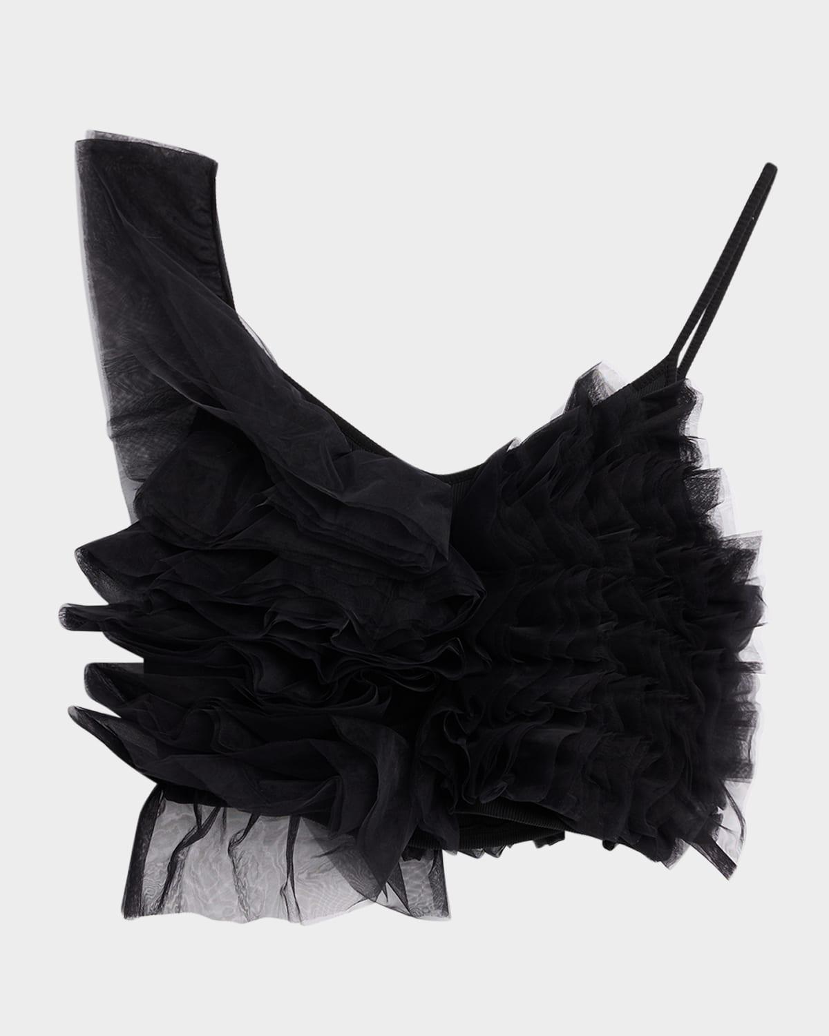 feleta sleeveless embellished tulle top