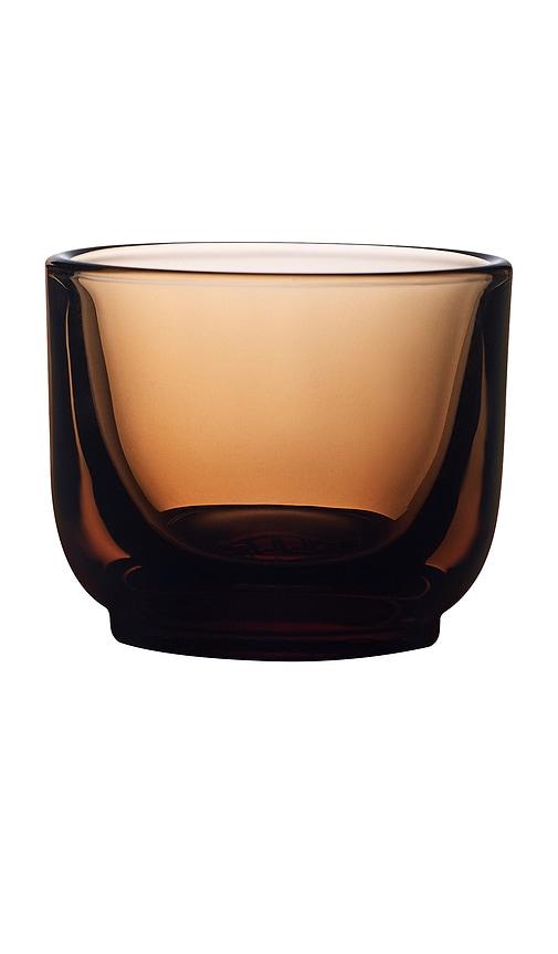 fellow pirch espresso glasses in brown.
