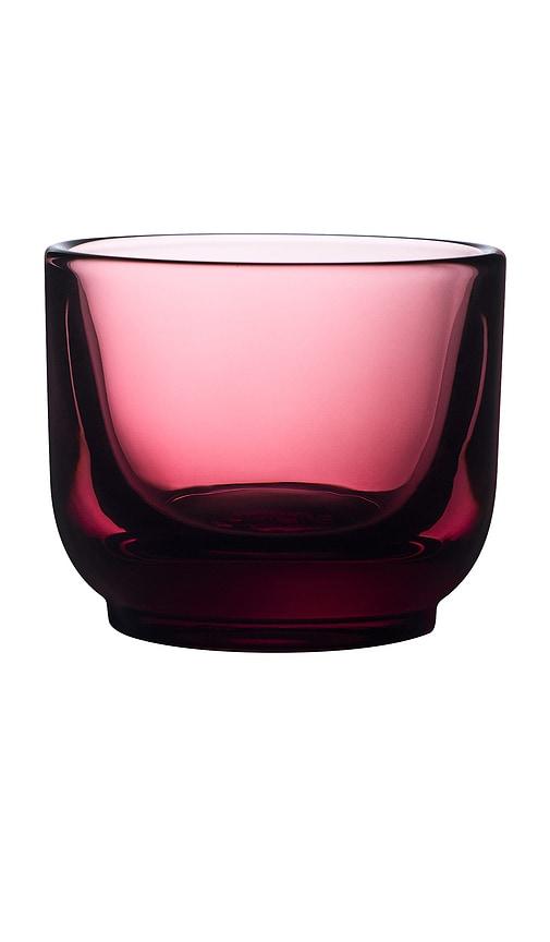fellow pirch espresso glasses in burgundy.