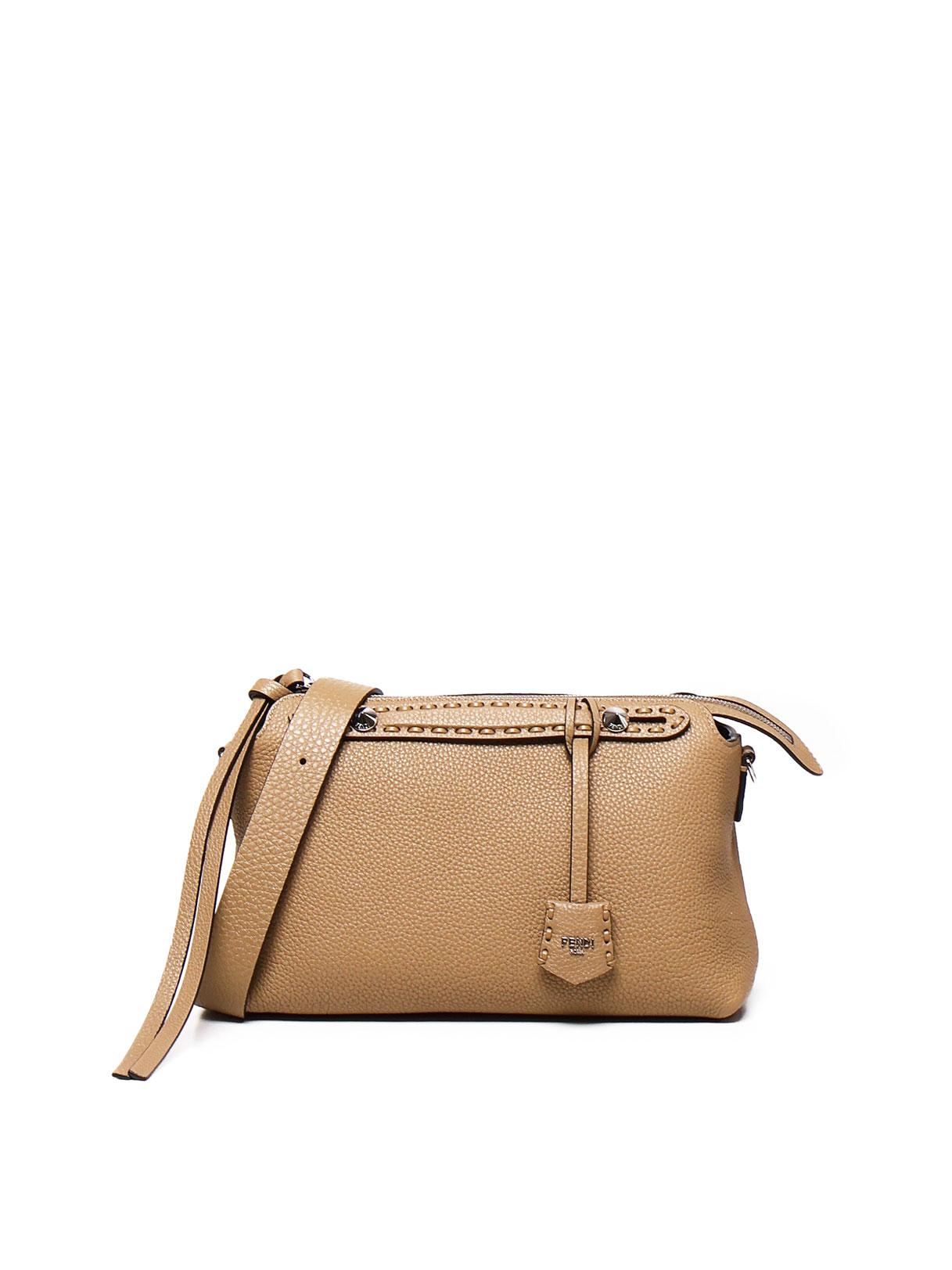 fendi bags beige calfskin - women