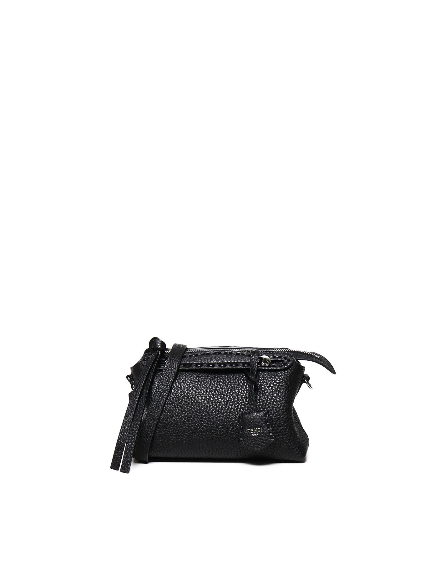 fendi bags black calfskin - women