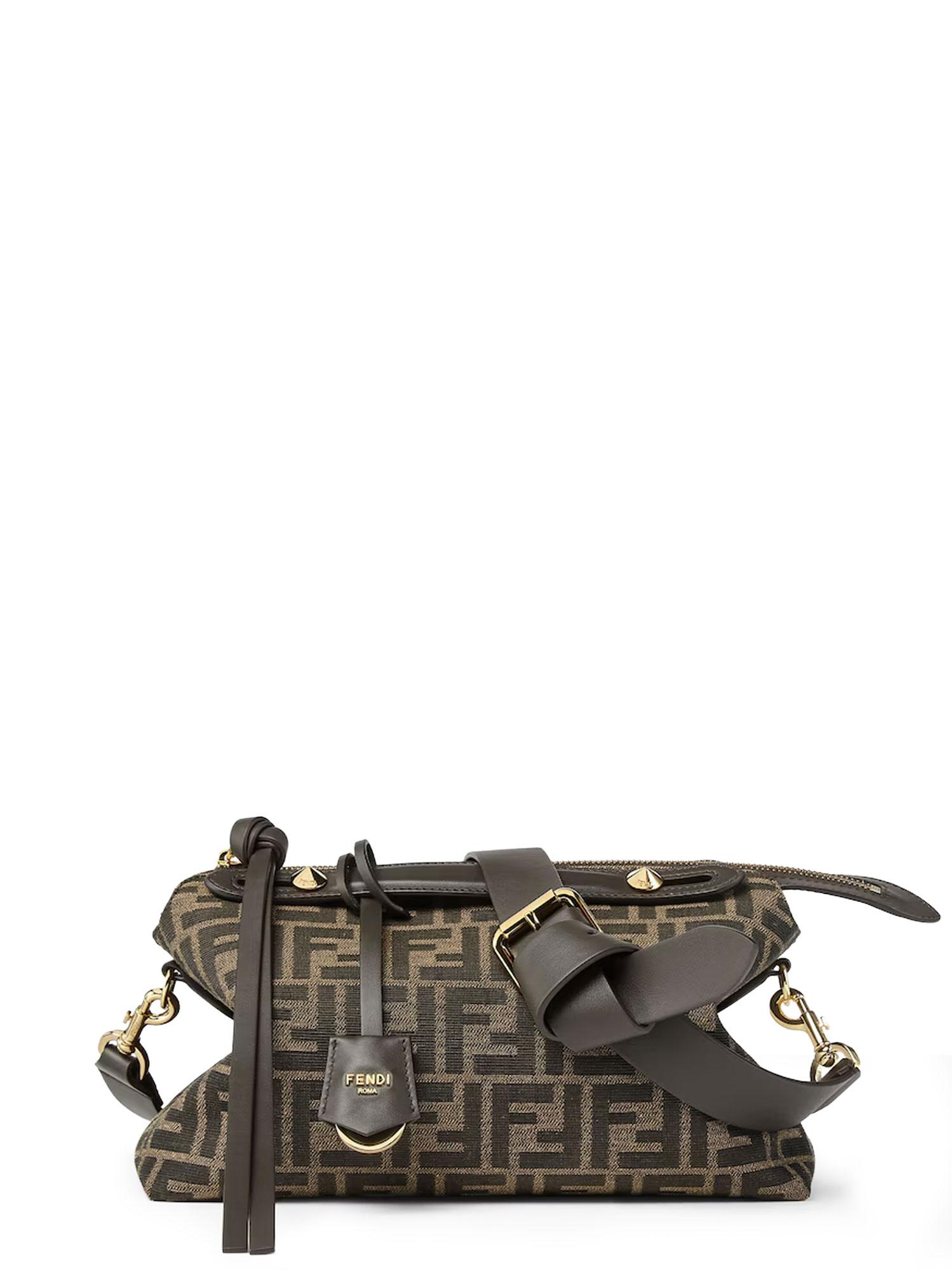 fendi bags t moro r ebano os tessuto jacquard ff/pelle - women