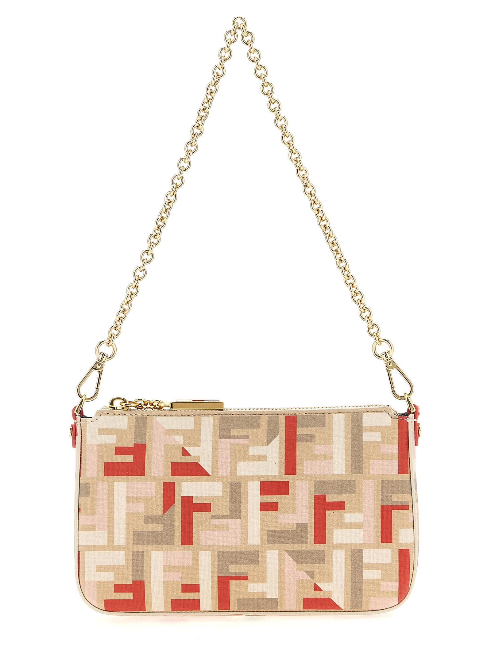 fendi baguette pouch multicolor clutch - women