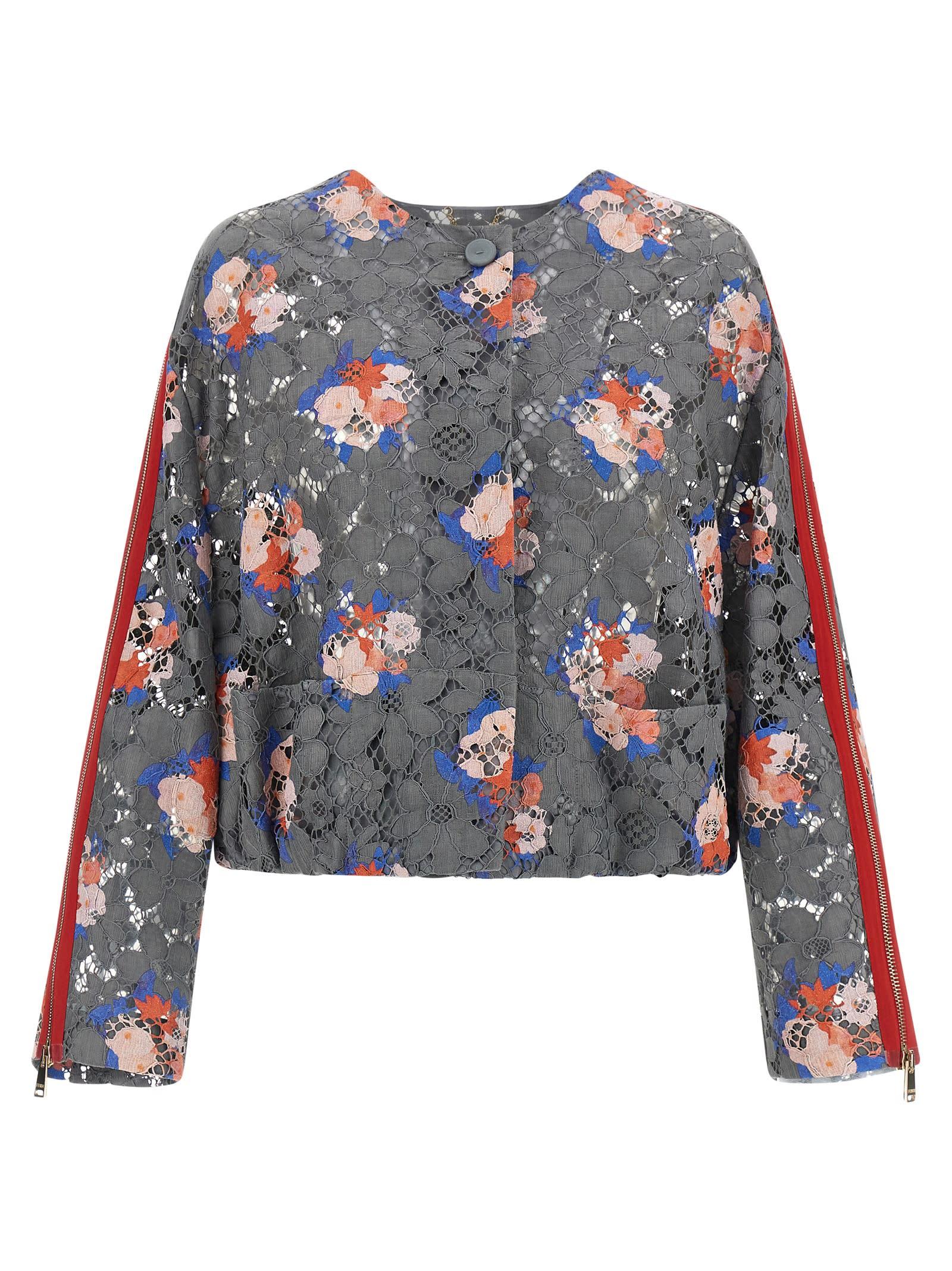 fendi bouquet lace blazer