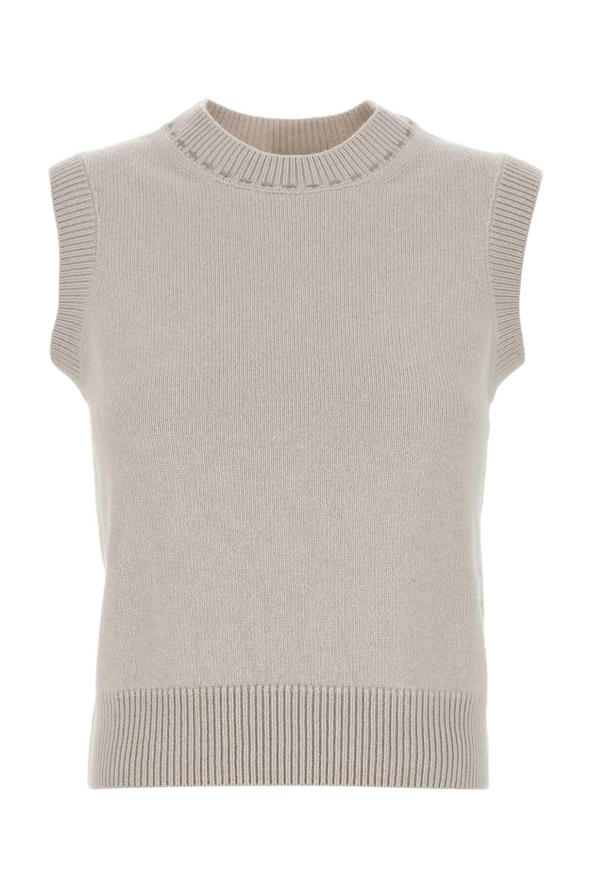 fendi cappuccino cashmere vest
