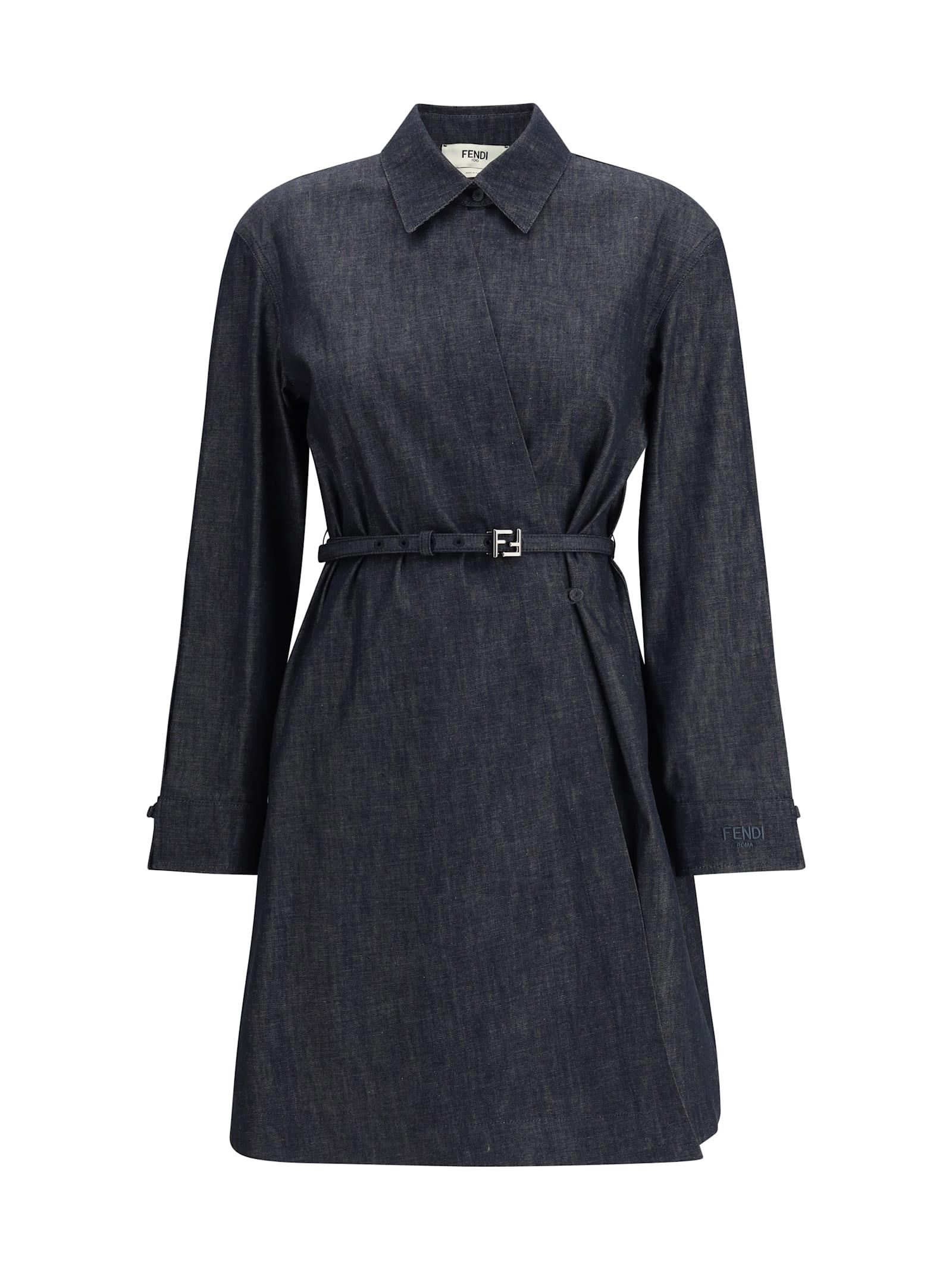 fendi chambray dress