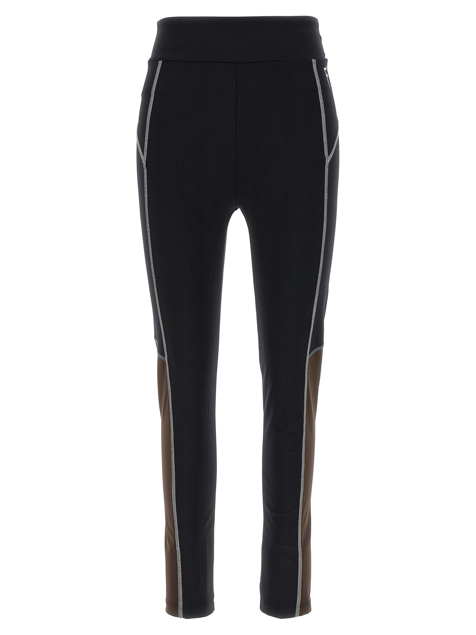 fendi color block leggings
