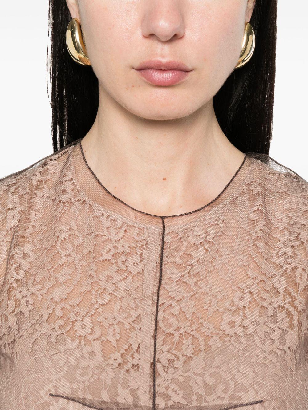 fendi dresses powder silk - women