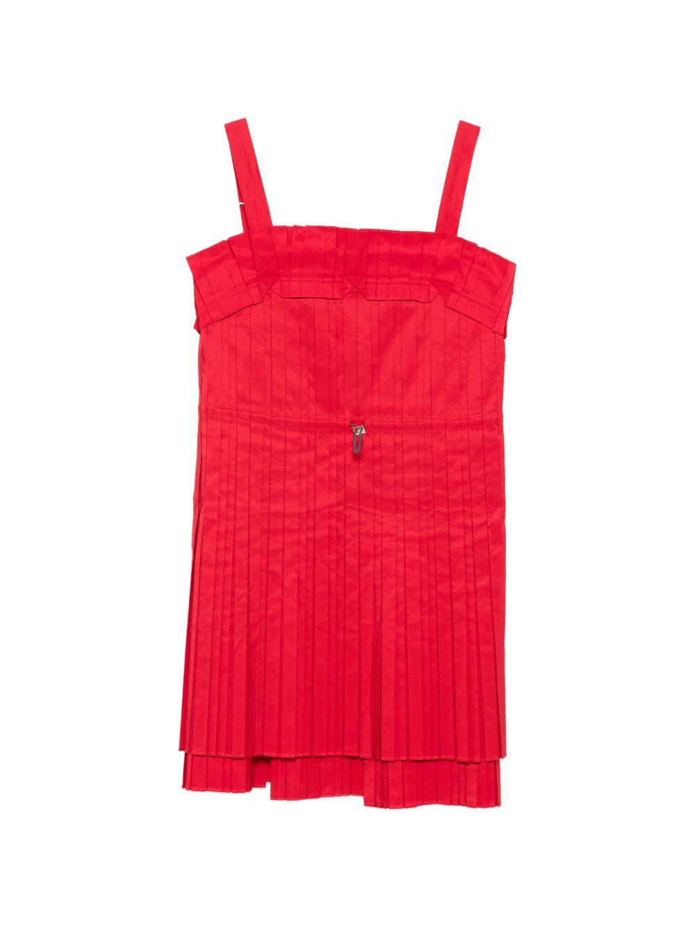 fendi dresses rosso silk - women