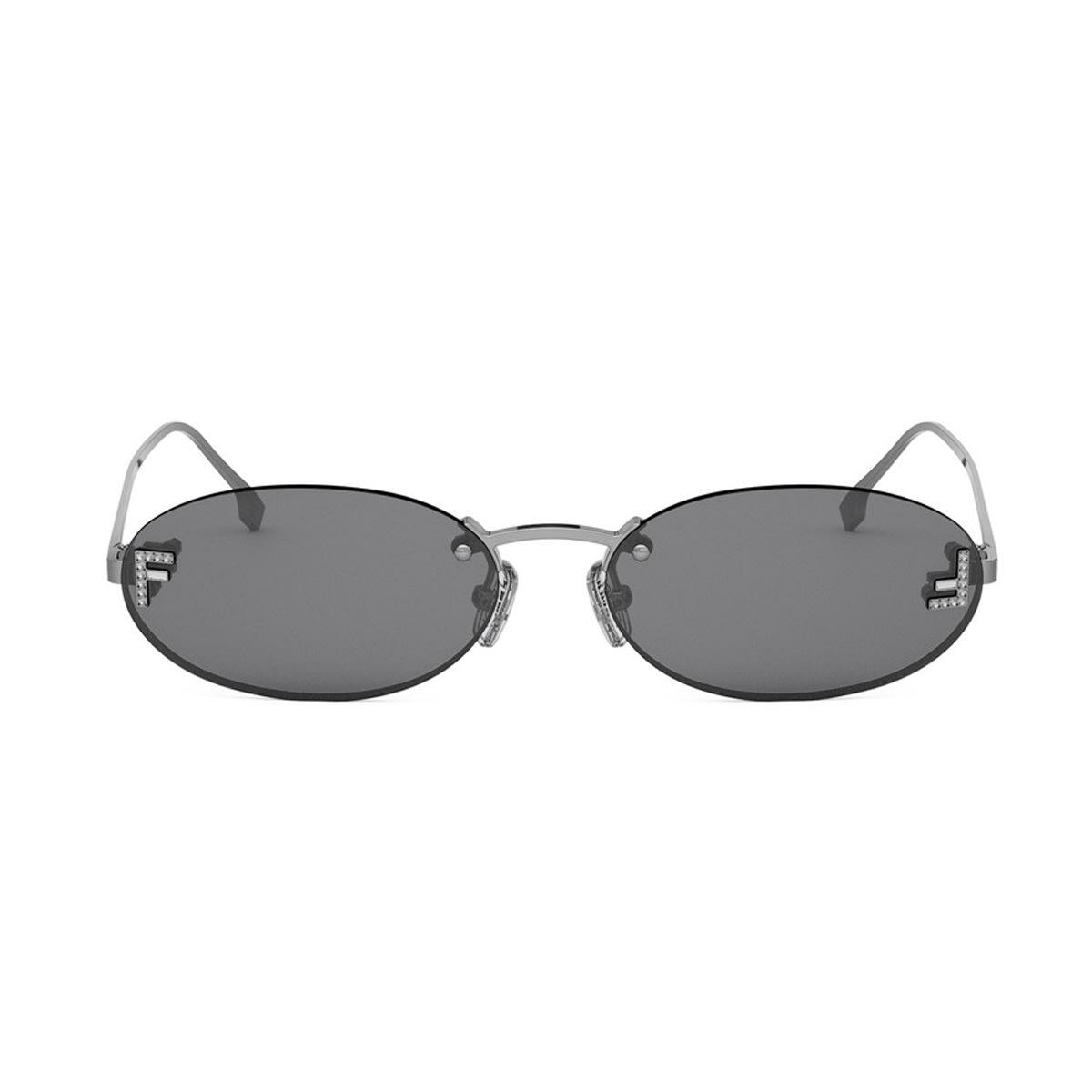 fendi eyewear fe4075us 12a argento sunglasses