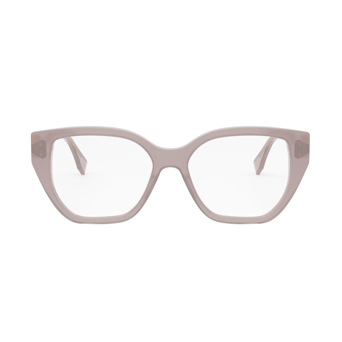 fendi eyewear fendi fe50100i ff diamonds 072 rosa chiaro glasses