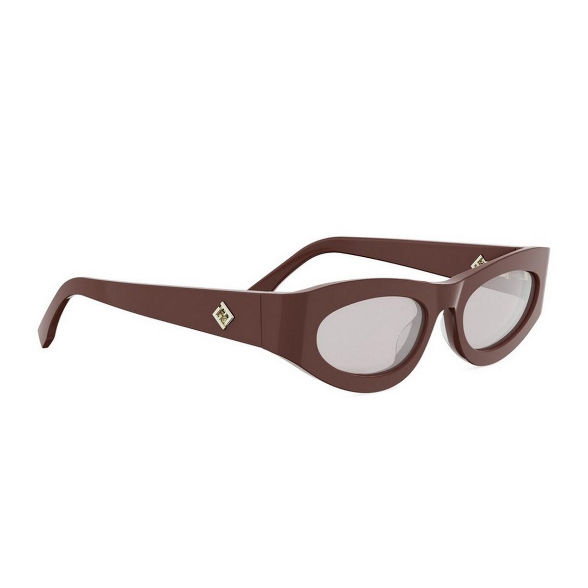 fendi fe40177u ff diamonds 66c rosso bordeaux acetate occhiali da sole - women