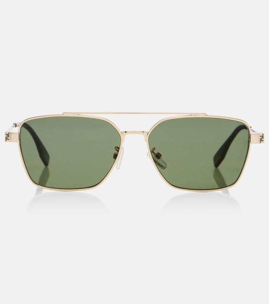 fendi fendi sky rectangular sunglasses