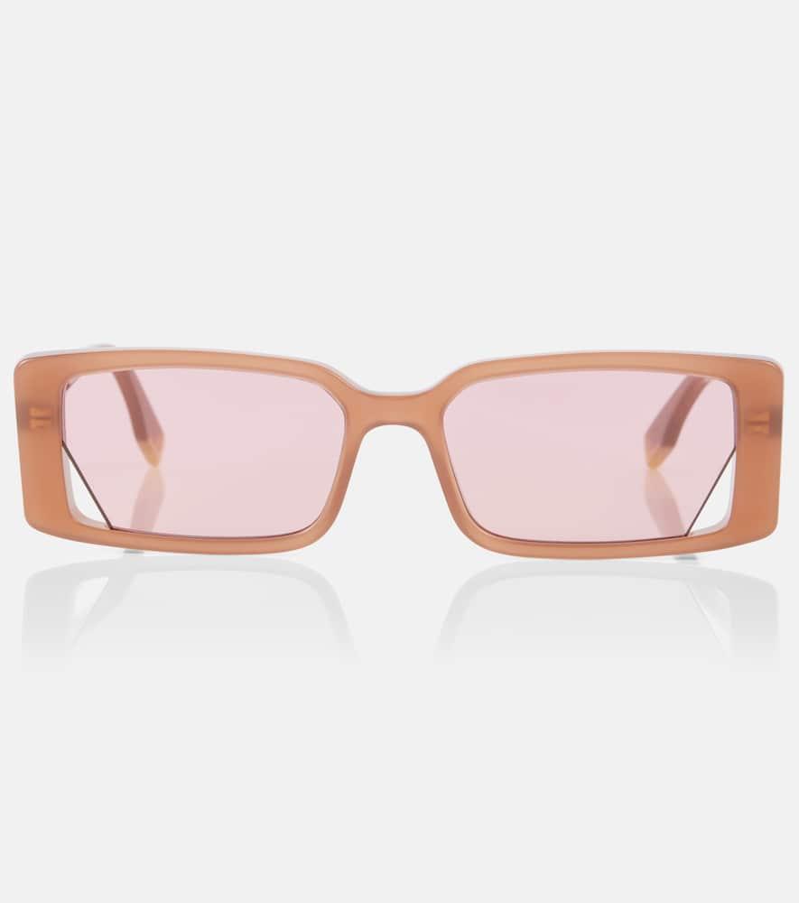 fendi fendi way rectangular sunglasses