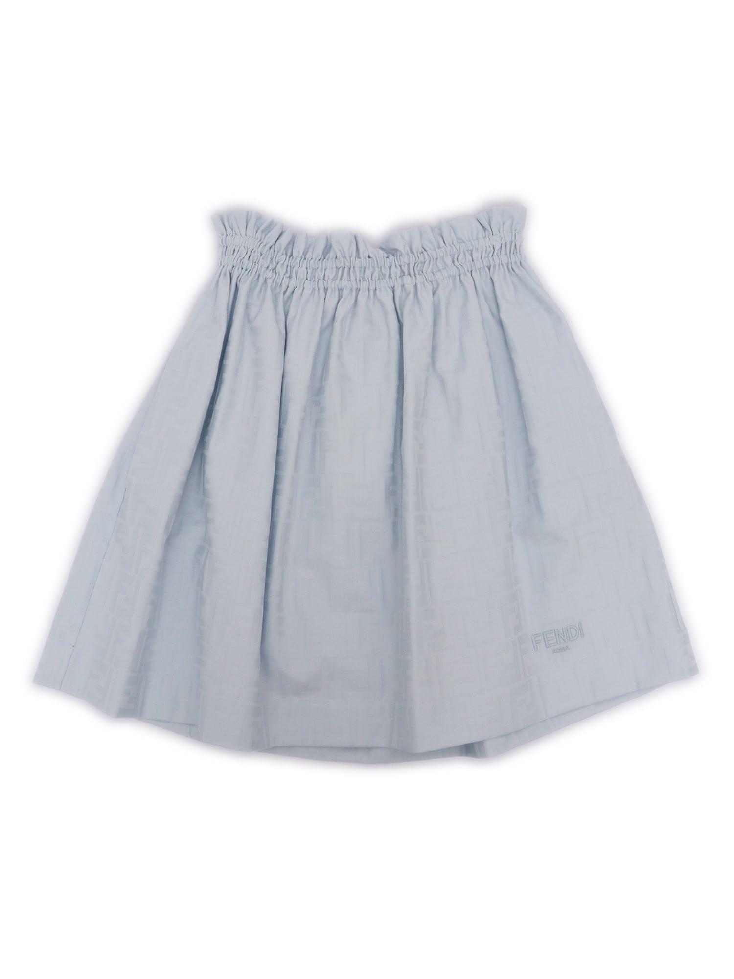 fendi ff cotton skirt