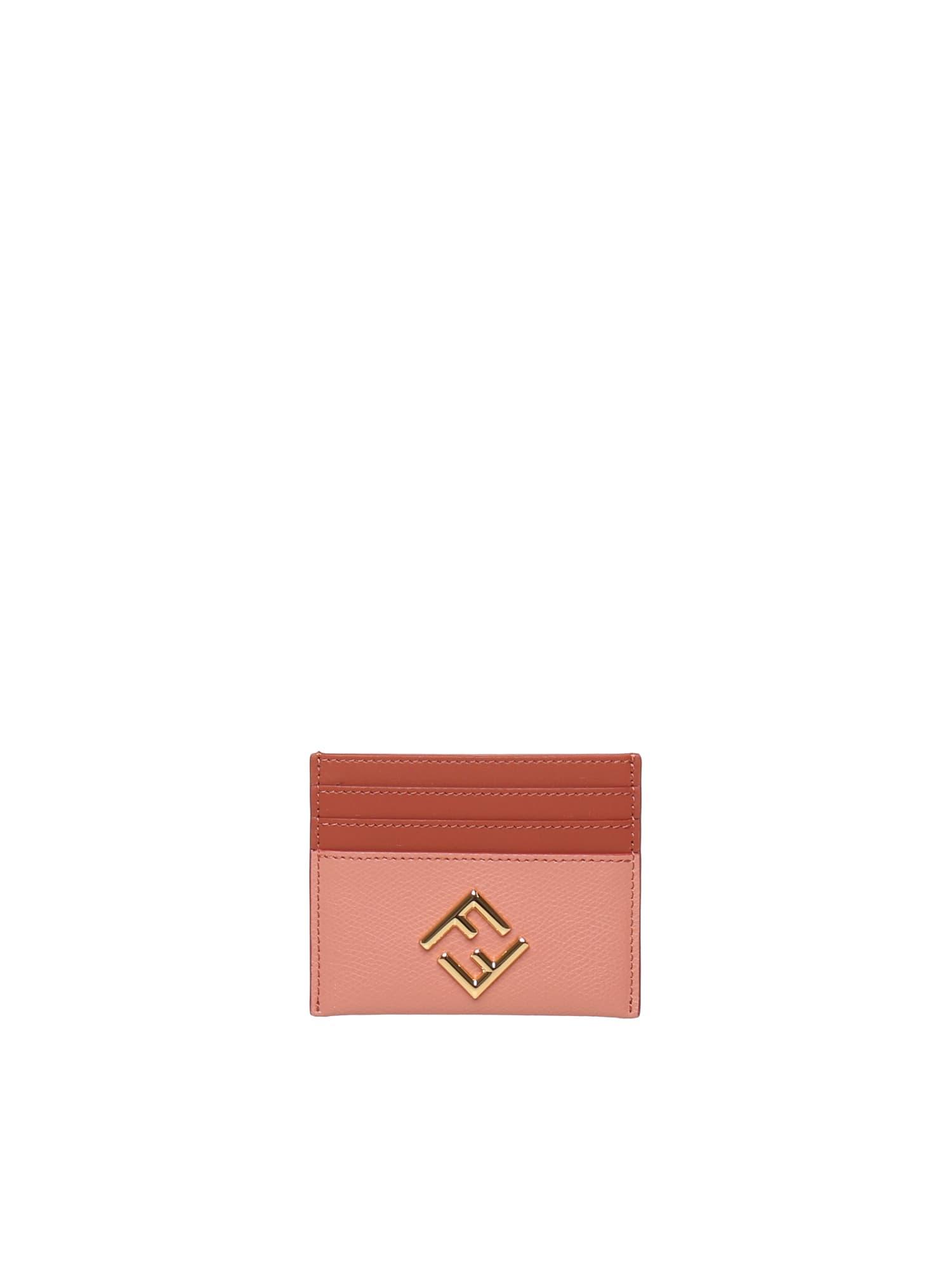 fendi ff diamonds card holder
