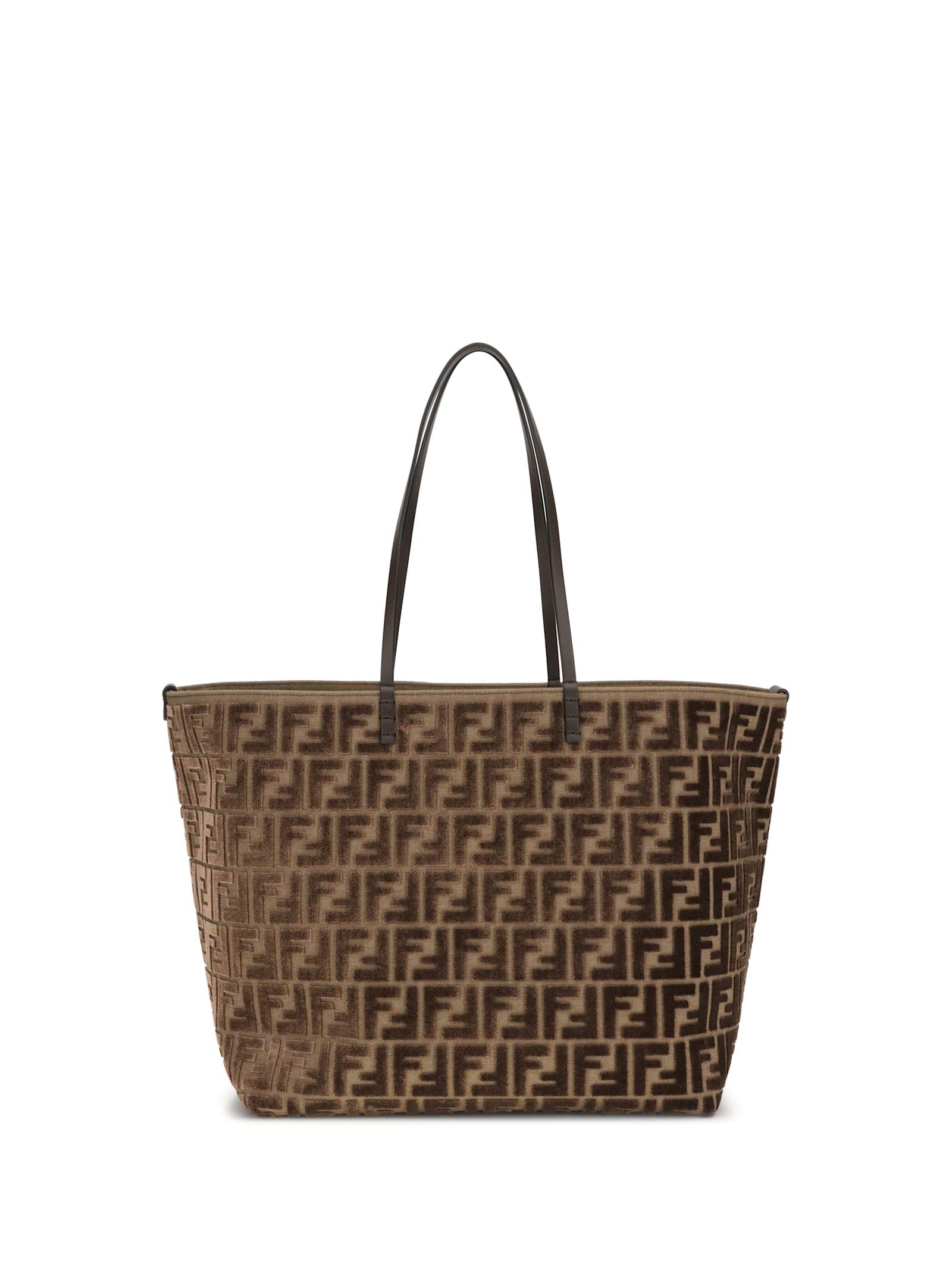 fendi ff logos tote bag