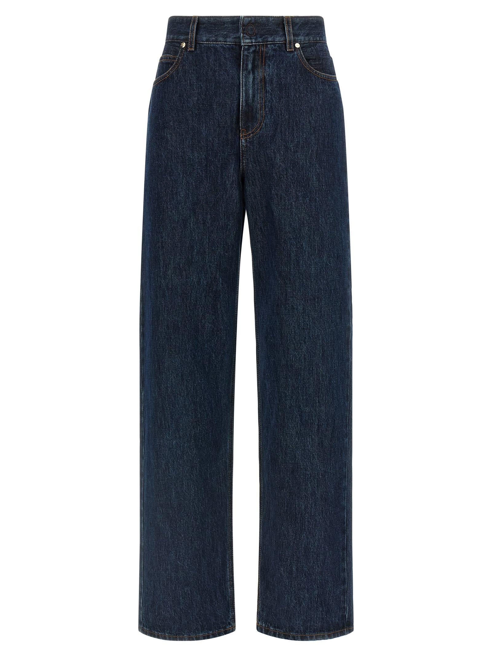 fendi ff padded jeans