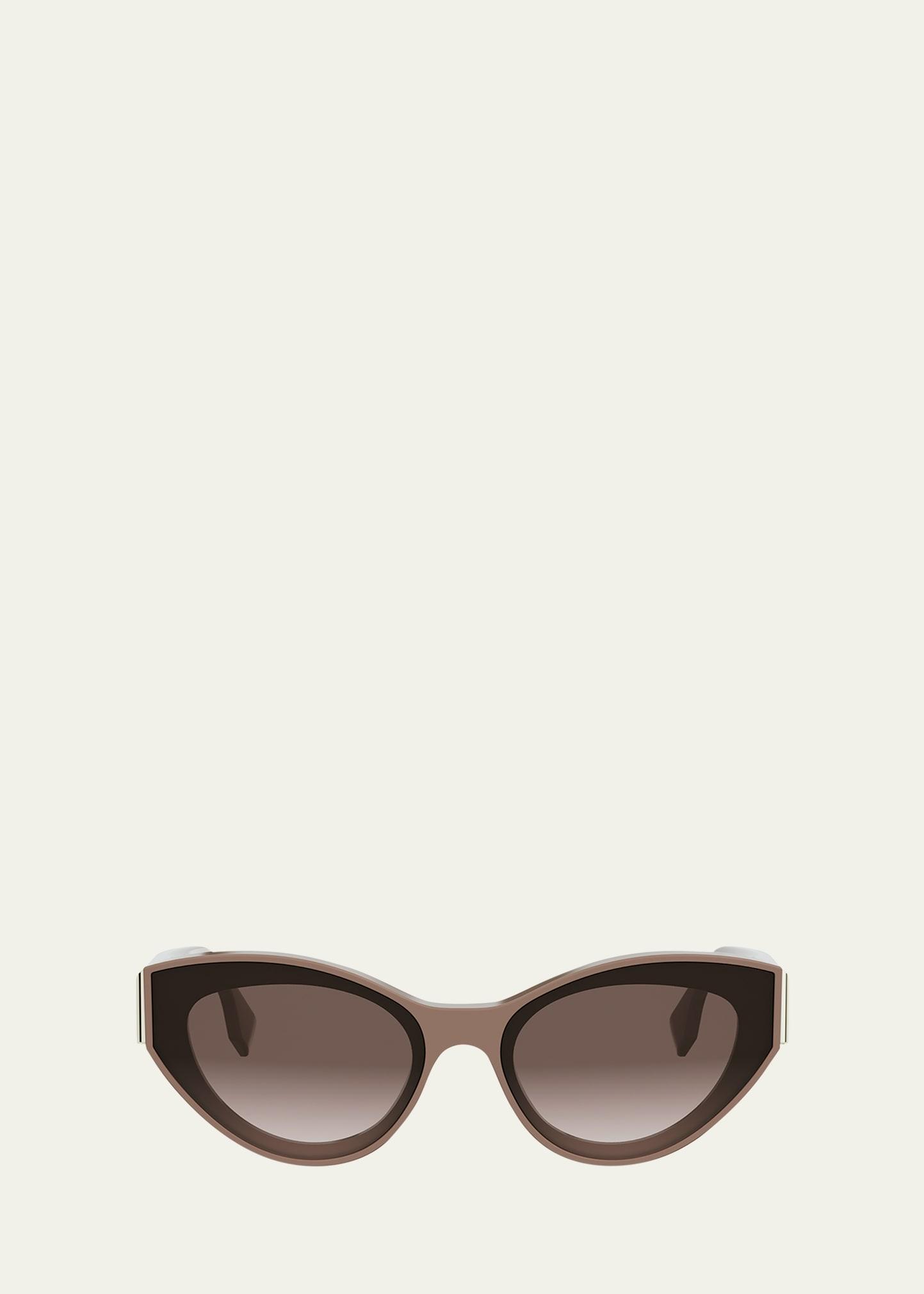 fendi first acetate cat-eye sunglasses