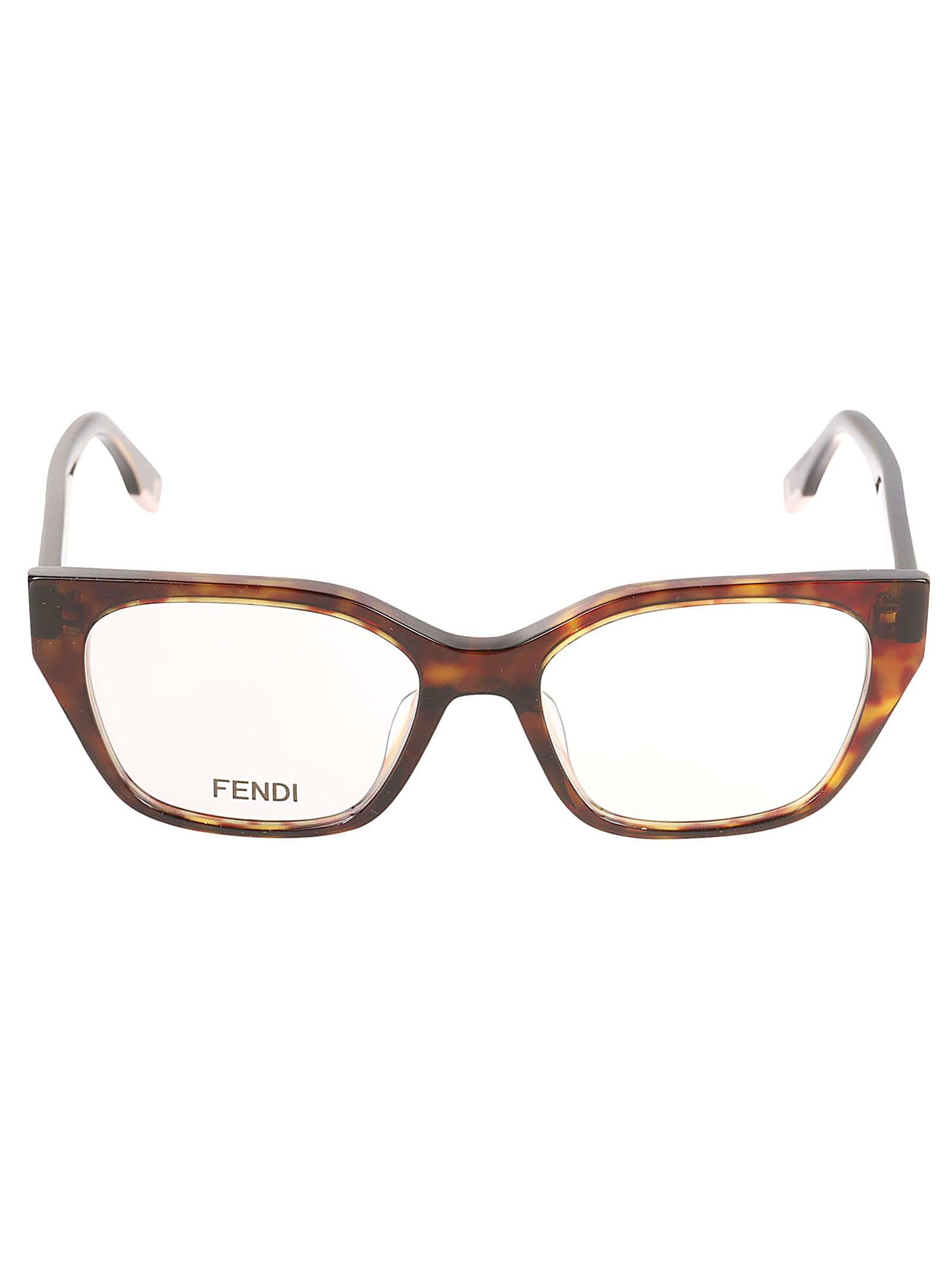 fendi flame effect classic glasses