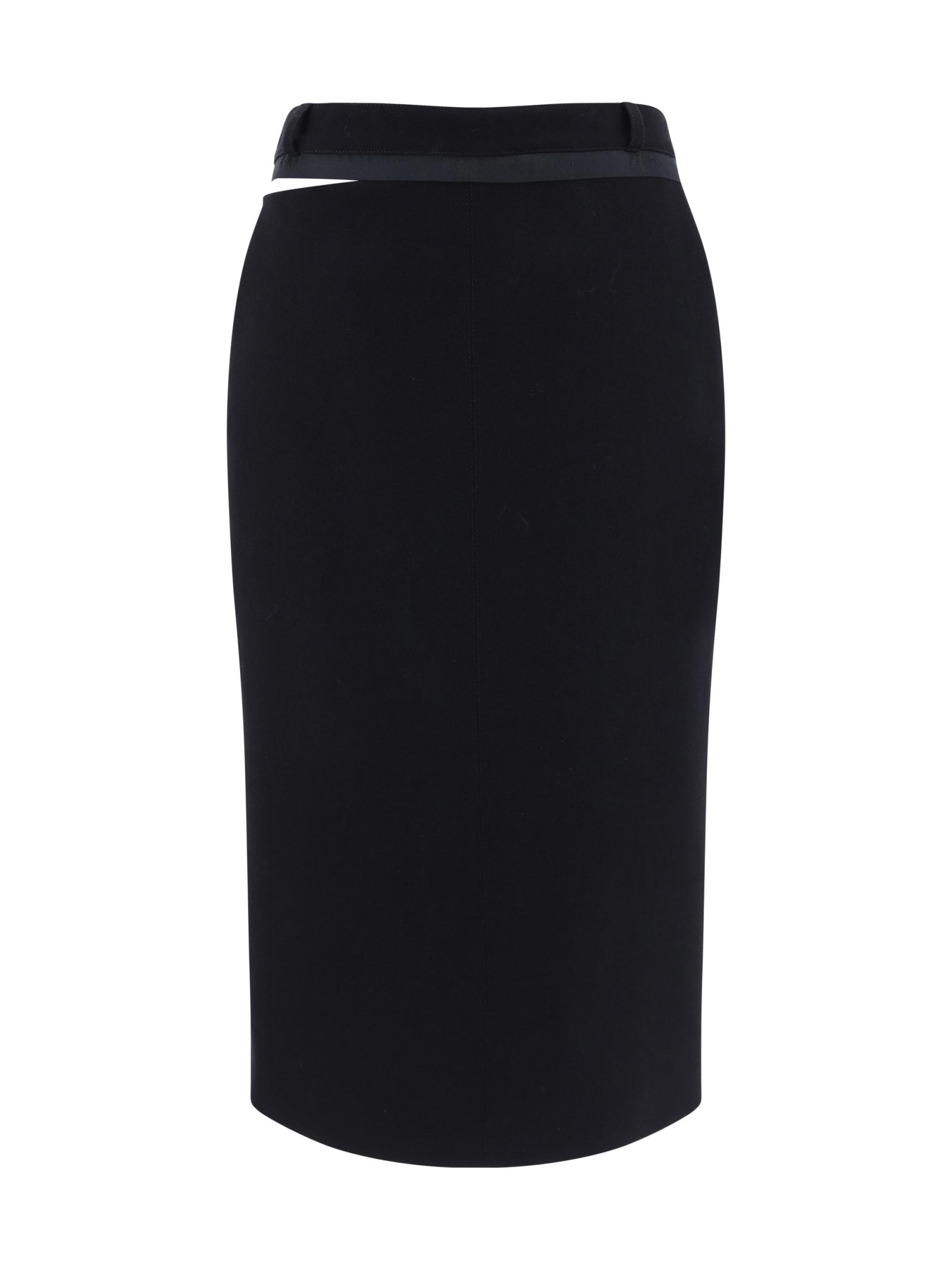 fendi grain de poudre skirt