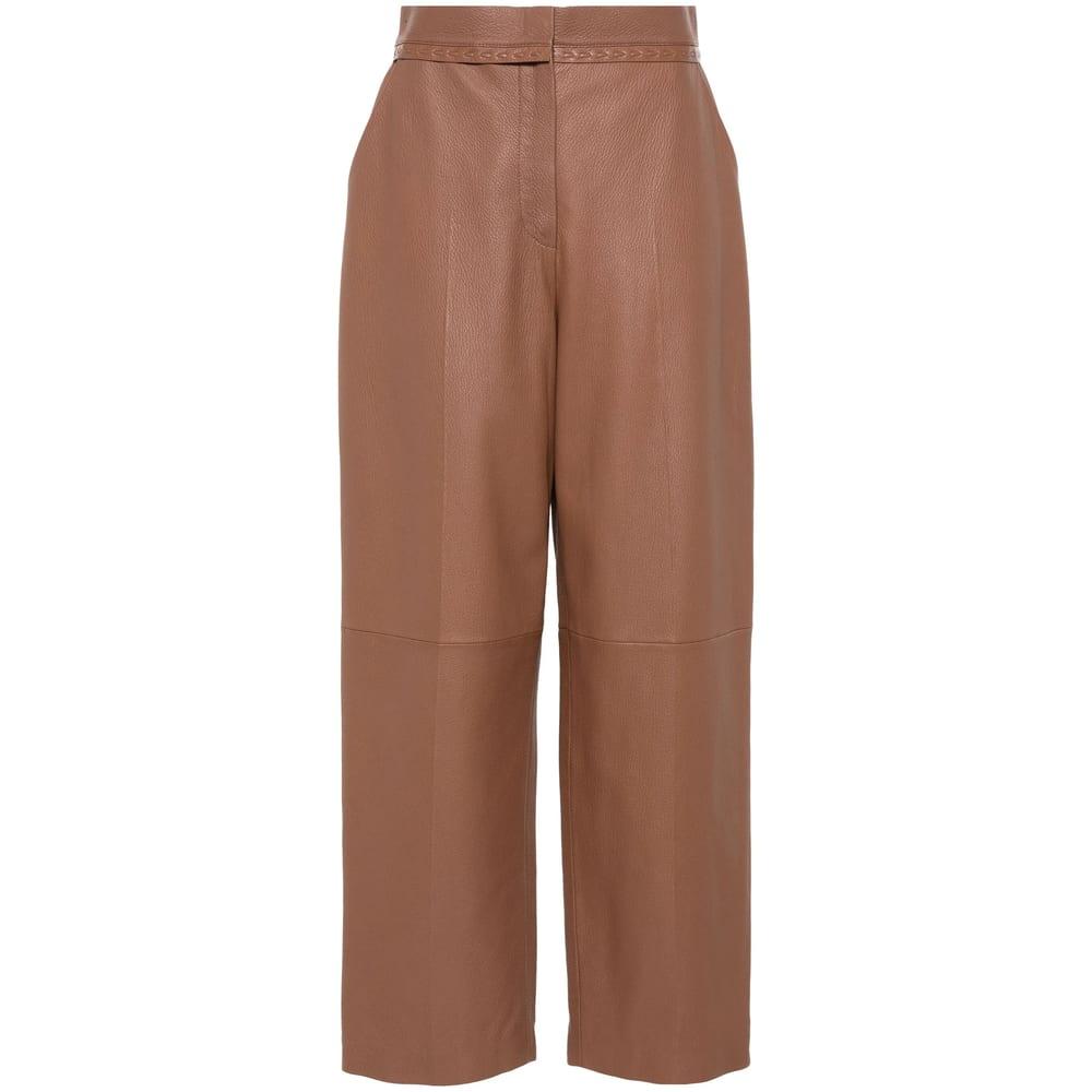 fendi leather pant