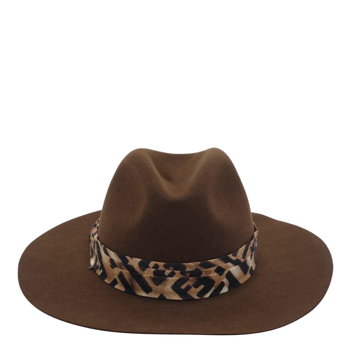 fendi leo print hat