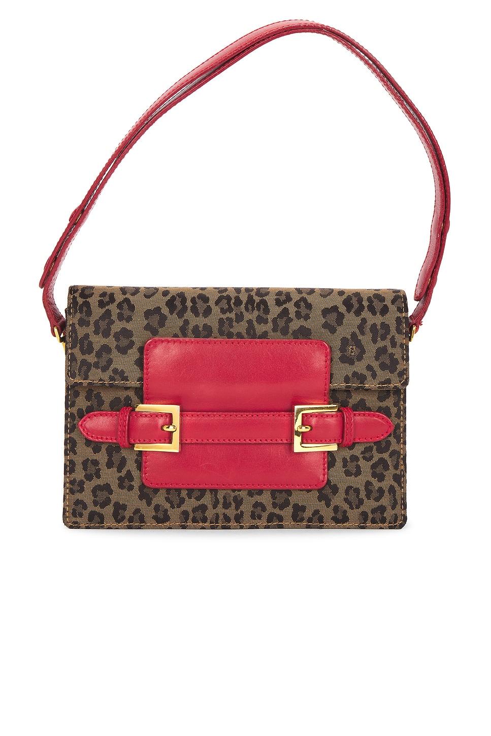 fendi leopard shoulder bag