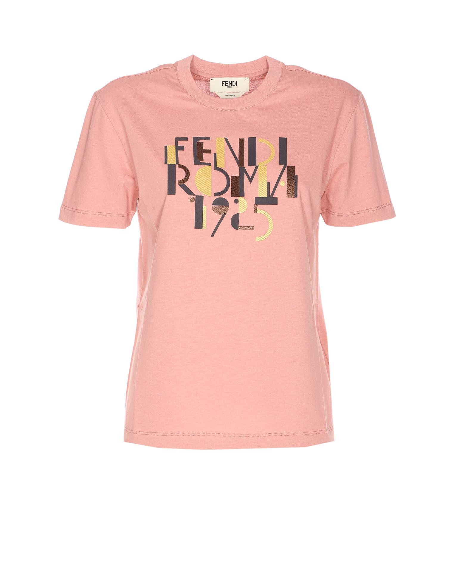 fendi logo t-shirt