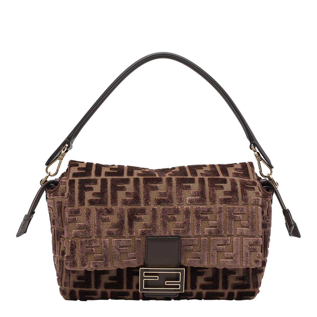 fendi medium mamma baguette shoulder bag