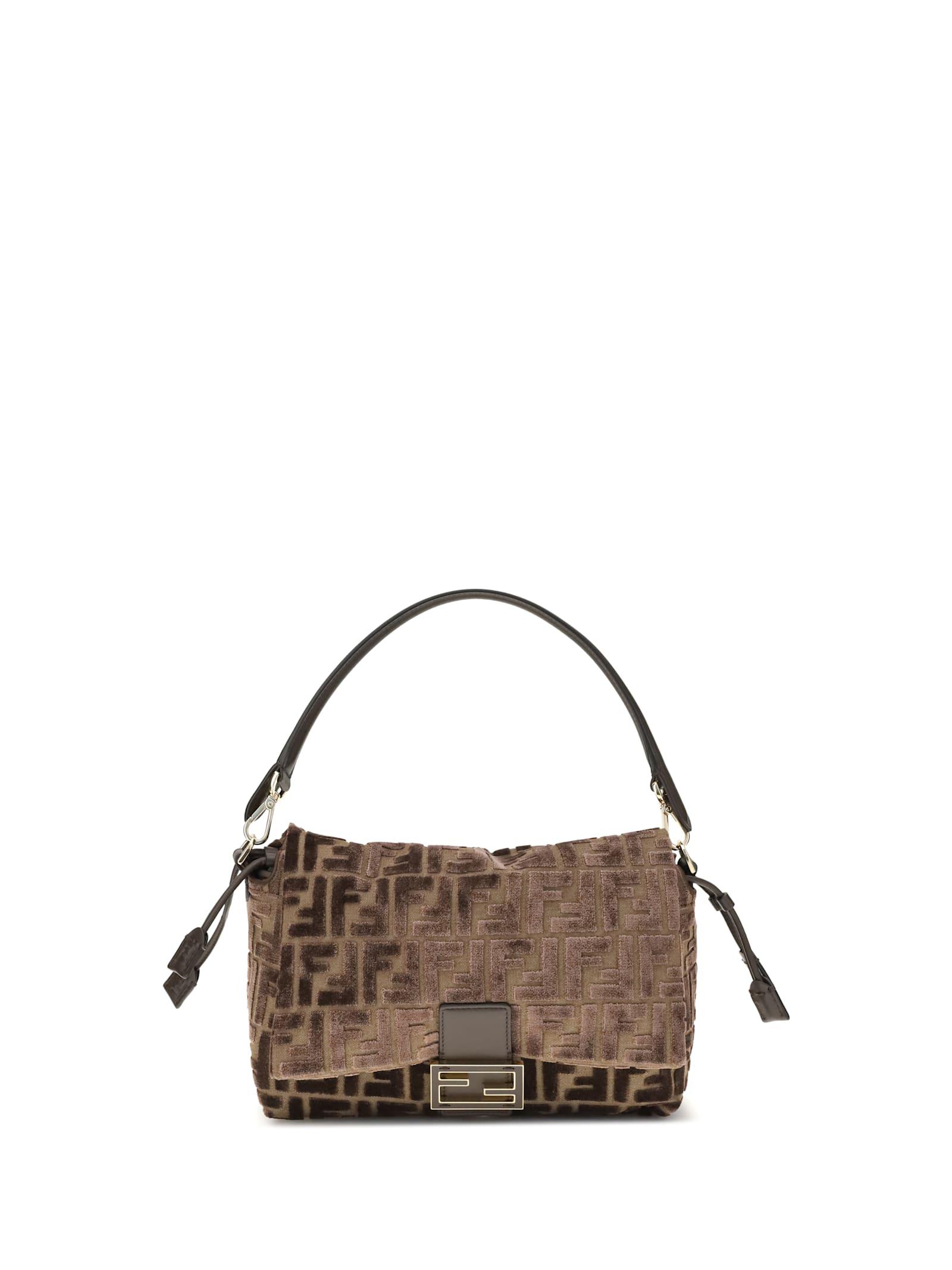 fendi medium mamma baguette shoulder bag