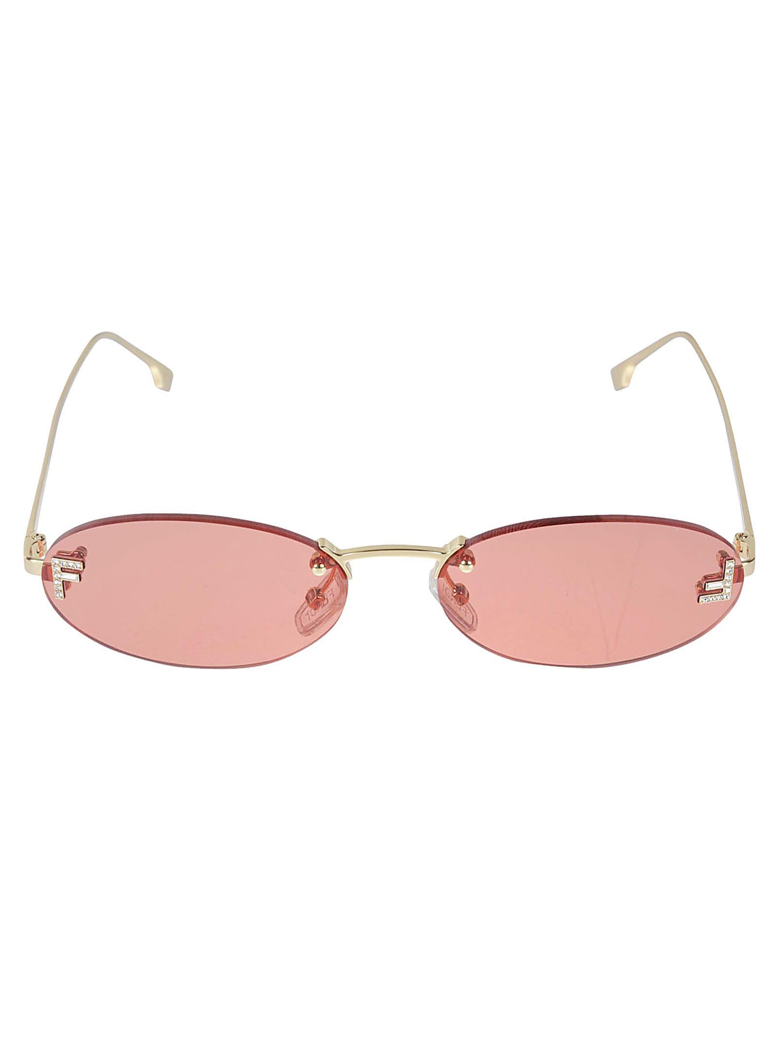 fendi oval sunglasses