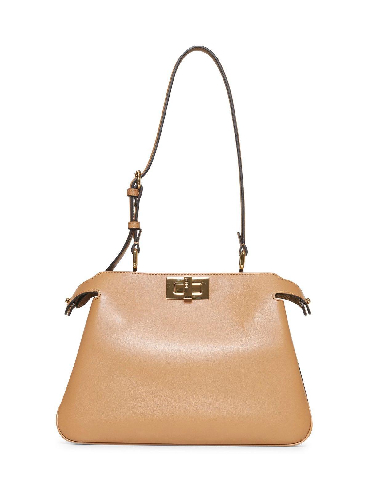 fendi peekaboo clasp fastened shoulder bag