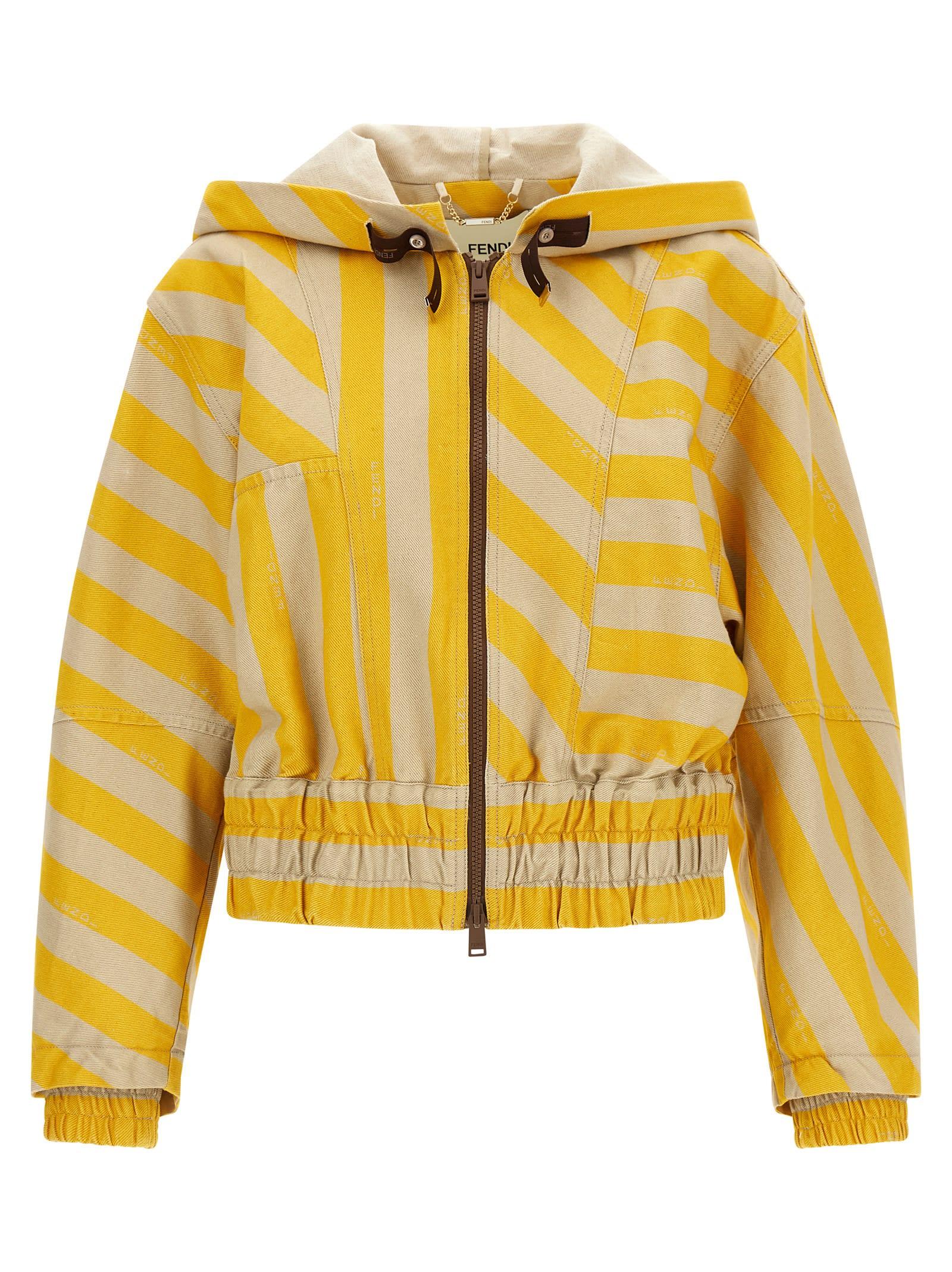fendi pequin striped jacket