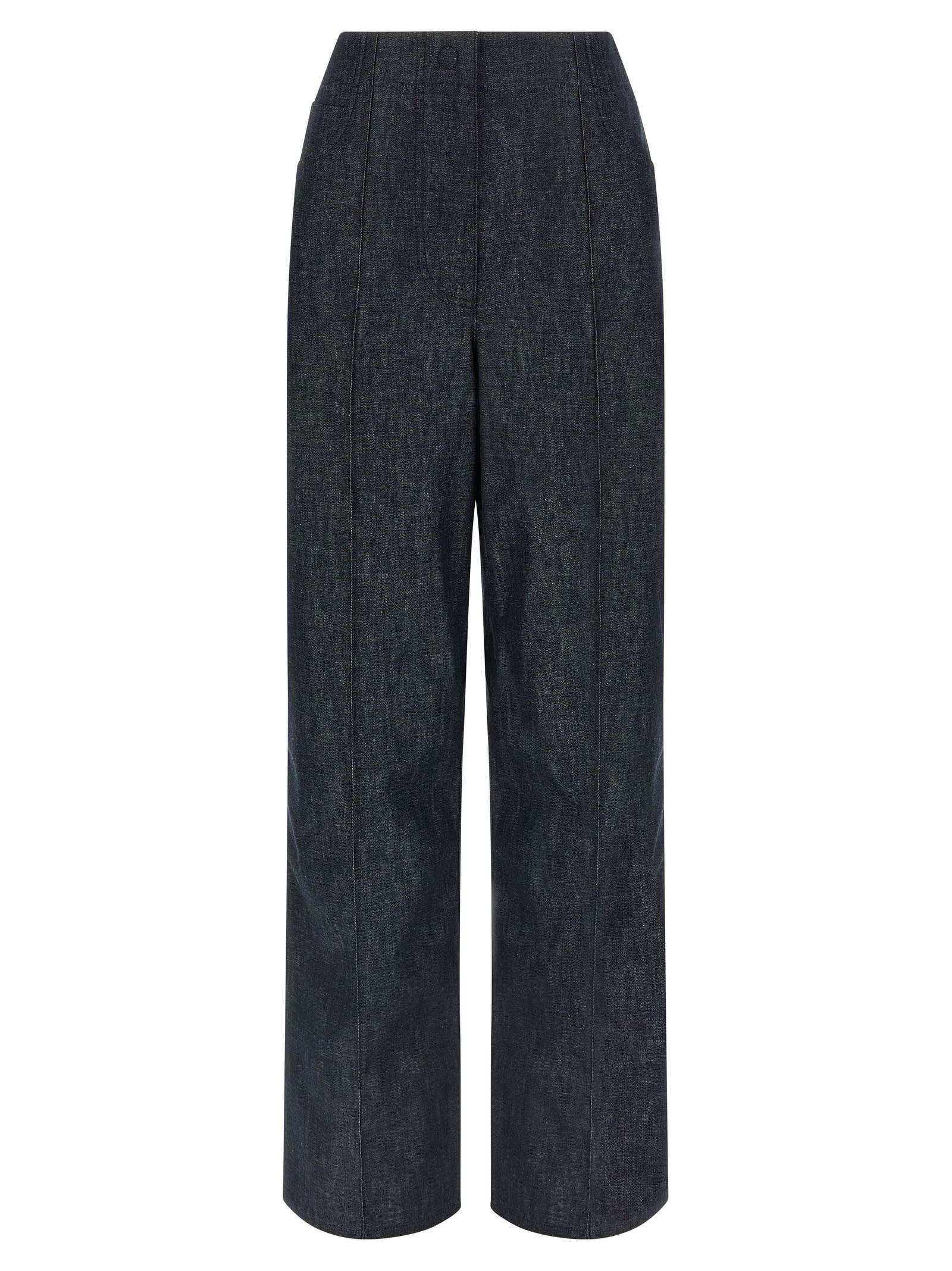 fendi roma patch jeans