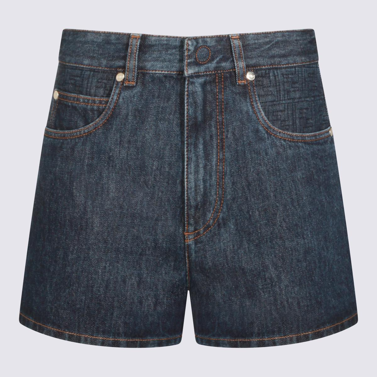 fendi shorts blueberry - women