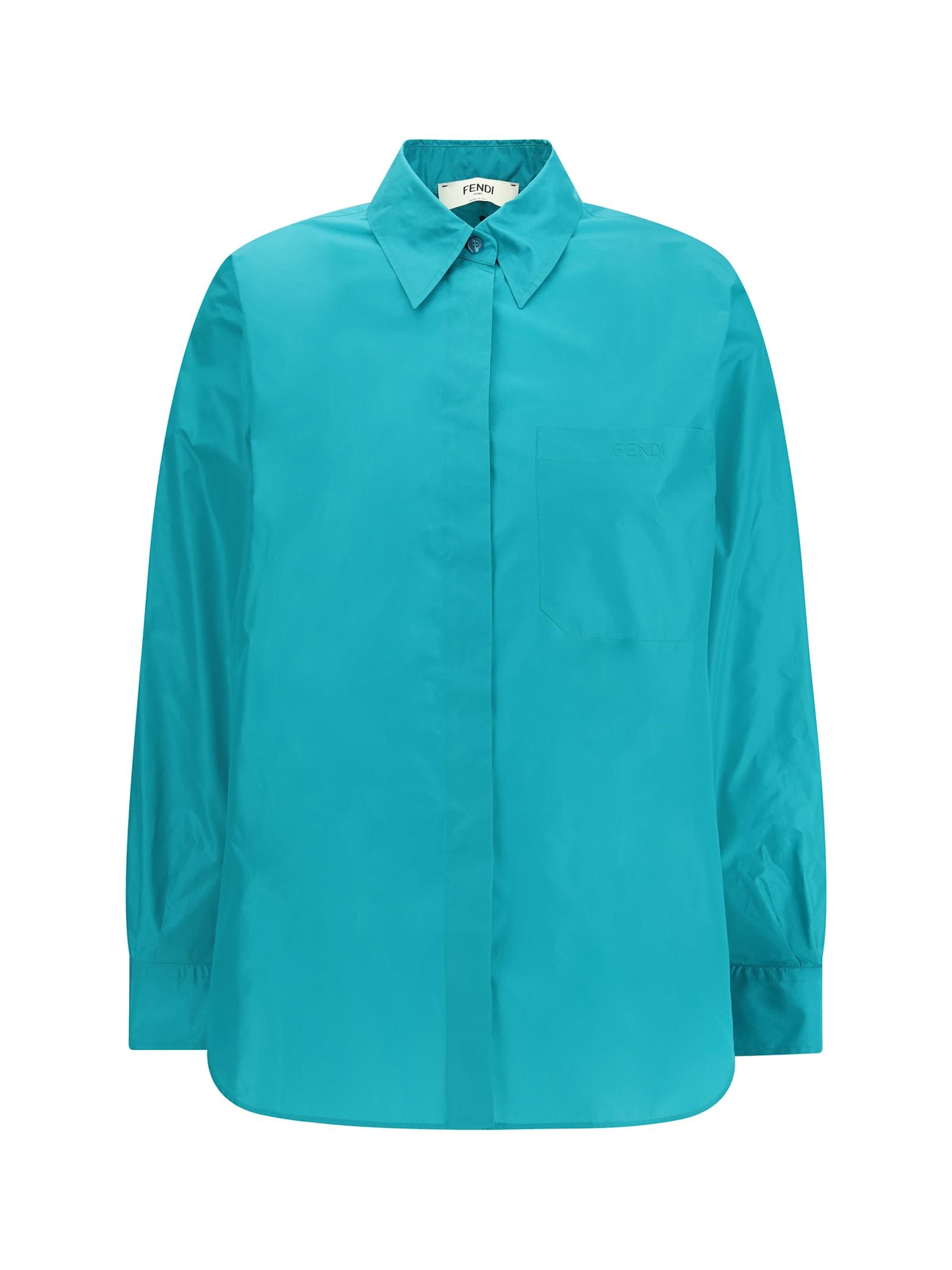 fendi silk taffeta shirt