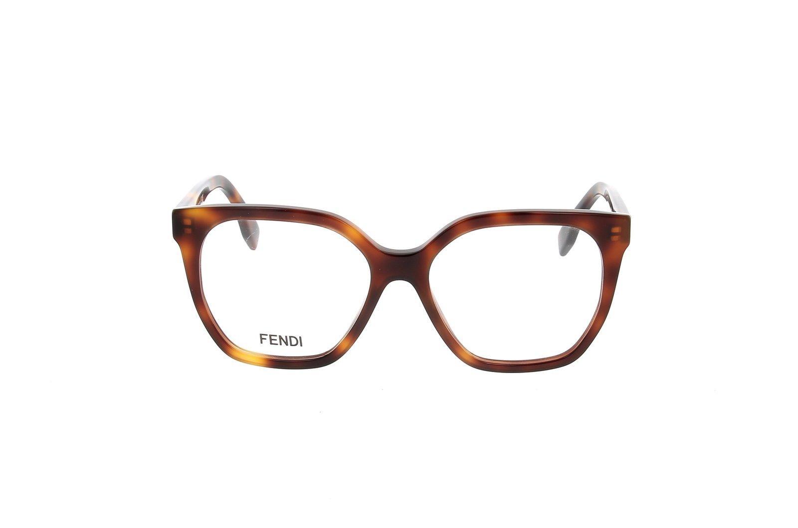 fendi square frame glasses