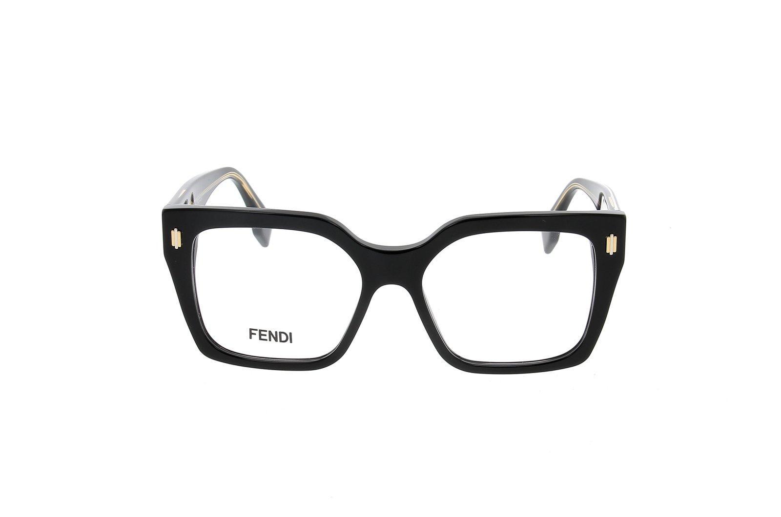 fendi square frame glasses