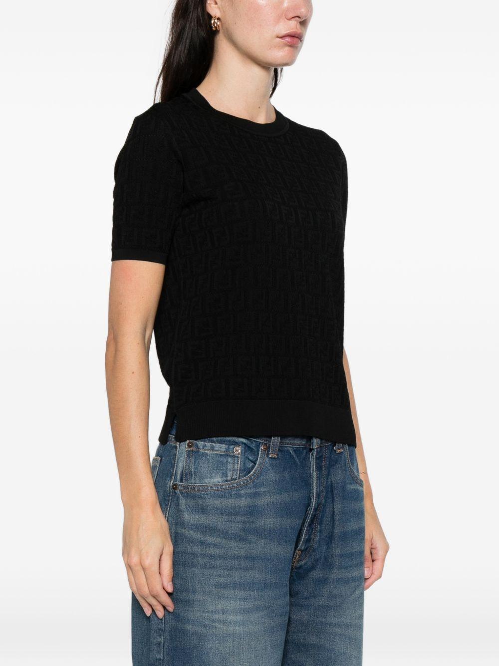 fendi sweaters black cotton - women