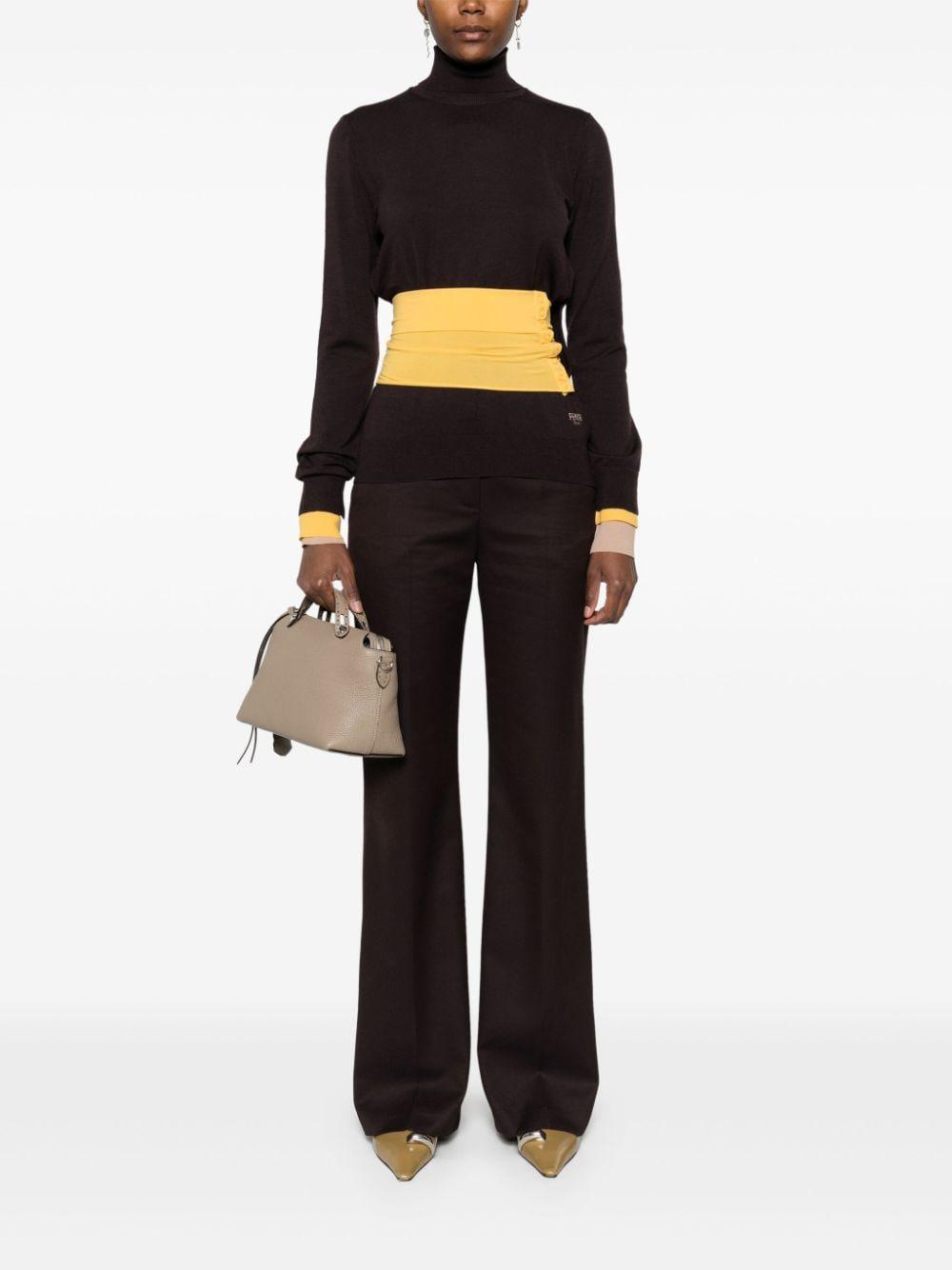 fendi sweaters purple wool - women